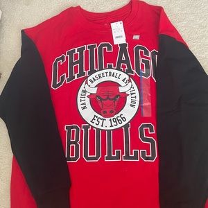 Chicago Bulls 2 tone crewneck